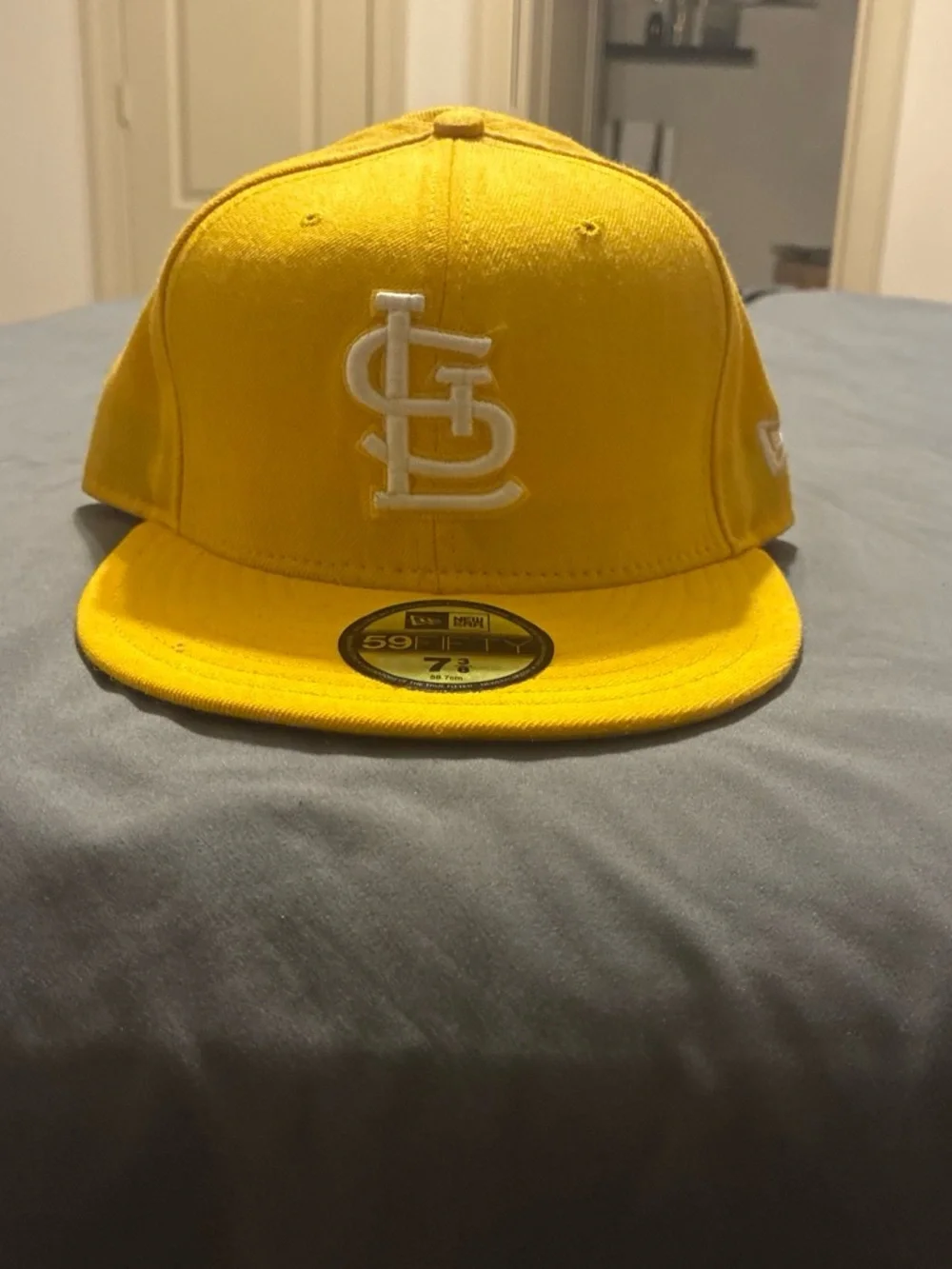 MLB Bright Yellow Fitted Baseball Cap
